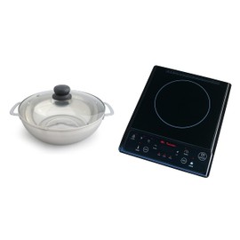 SPT SR-964TB-42BA: Combination of 1300W Induction Cooktop + Stainless Steel Pot