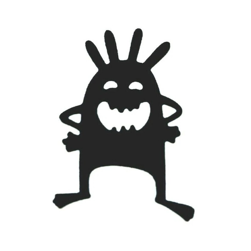 Silhouette 9 SILLY! LITTLE MONSTER'S "LIL MONSTER" SILHOUETTE DIE CUT/
