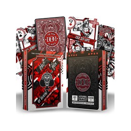 The Deck of Death Fitness Deck Workout Cards, 54 Card Exercise System,The Ultimate at Home Bodyweight Workout, Fitdeck for Increased Strength & Endurance, Sweat Deck Exercise