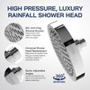 GURIN Shower Head High Pressure Rain Shower head - 6