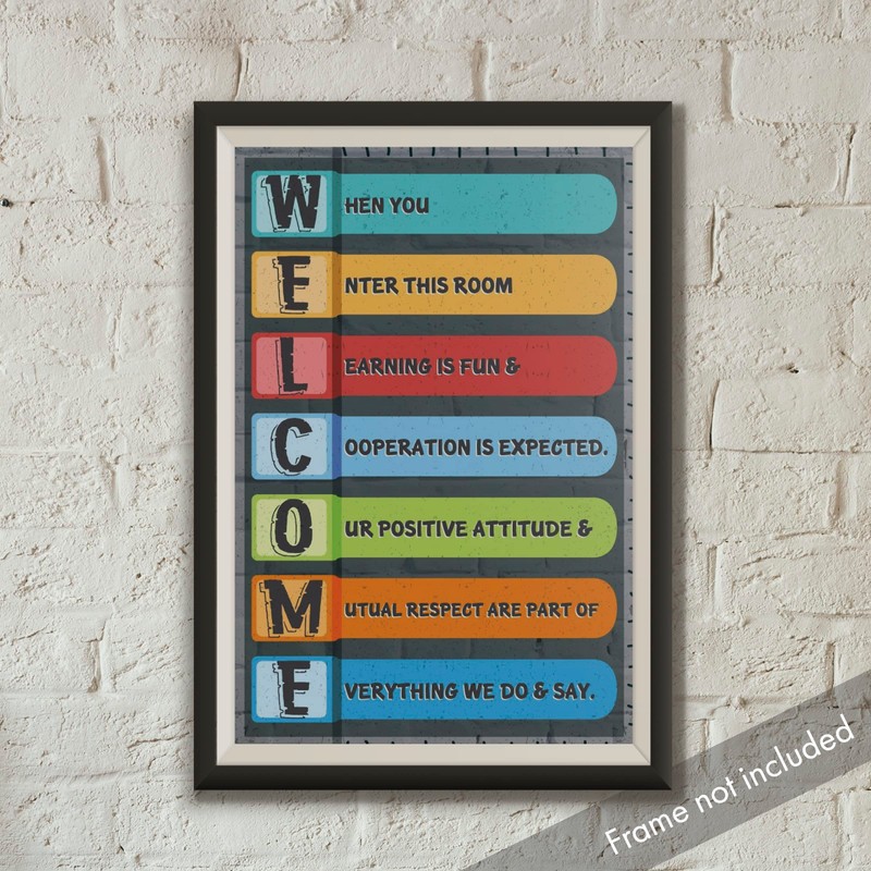 Classroom Poster for Motivation and Inspiration | Teacher Decor for