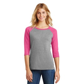 District ® Women's Perfect Tri ® 3/4-Sleeve Raglan. DM136L