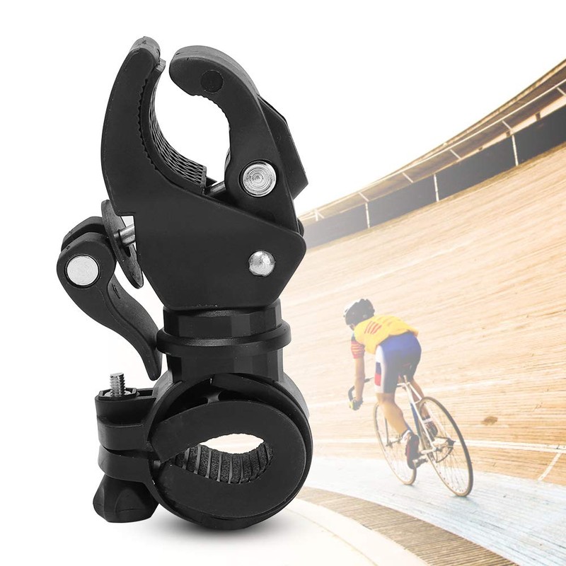 Ausla Universal Flashlight Holder, Non-Slip Rubber Clamp Mount, Quick Installation,
