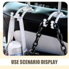 Arwrilt 2 PCS Car Pearl Seat Headrest Hook, Car Hangers