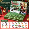 Dinosaur Christmas Countdown Calendar 2026, 24-Day Advent Calendar with 24