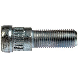Dorman 610-155 Front 1/2-20 Serrated Wheel Stud - .630 In. Knurl, 1-21/32 In. Length Compatible with Select Pontiac Models, 10 Pack (Made in USA)