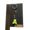 Molly's Charms handmade cartoon bear love keyring - green