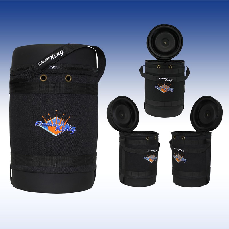 Flame King FK-GH-5LB Gas Hauler for 5LB Propane Tank-Insulated Protective