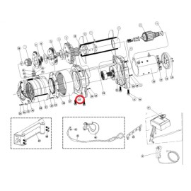 Smittybilt 97215-25 Gear Box Base For XRC-15 Winch