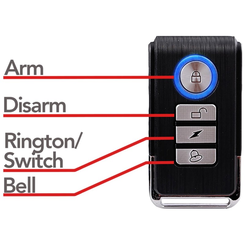 vBike Anti-Theft Alarm System,for eBike, Bike, Motorcycle, and Trailer Wireless