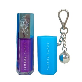 FENTY BEAUTY x Smurfs Gloss Bomb Universal Lip Luminizer + Keychain - Smurfect Effect - 9 mL / 0.3 fl oz