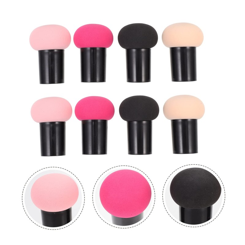 SAFIGLE 8pcs Makeup Powder Puff Dry Wet Makeup Sponge Eye