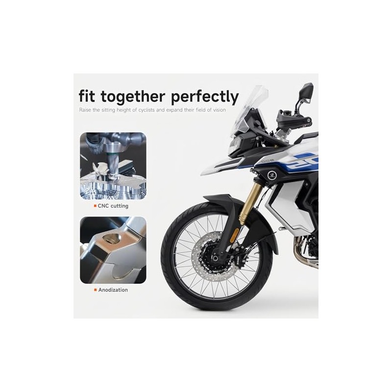 For Voge 900 DSX Handlebar Riser Bar Mount Handlebar Clamp