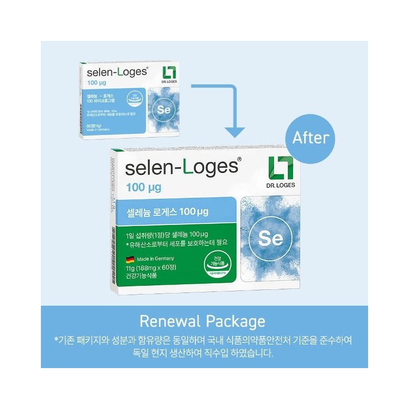 Dr. Loges Selenium Loges Inorganic Selenium Selenium Loges 100mcg 60