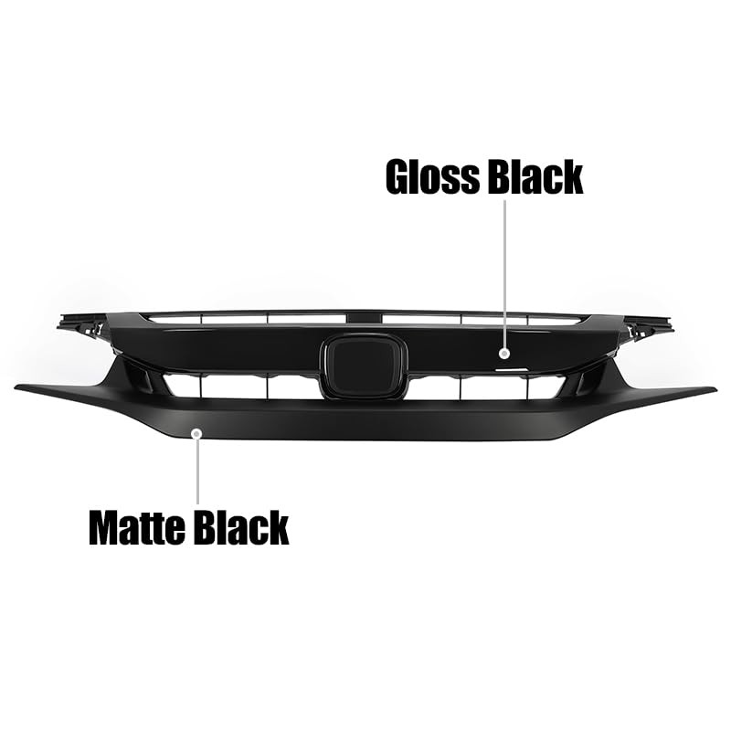 HECASA Front Upper Mesh Grille Grill Compatible with 2019 2020
