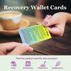 10 Pack Sobriety Cards for Wallet - AA 12 Step
