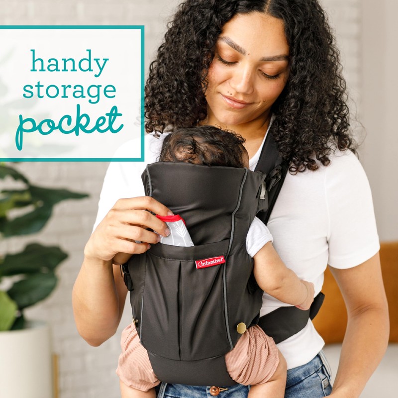 Infantino Swift Classic Carrier with Pocket, 2-Ways to Carry Carrier