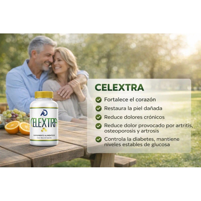 Celextra Regenerador Celular Suplemento Alimenticio Caps Sabor