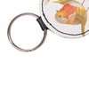 Mr. & Mrs. Panda Parent-New Round Keyring Robin with Feathers,