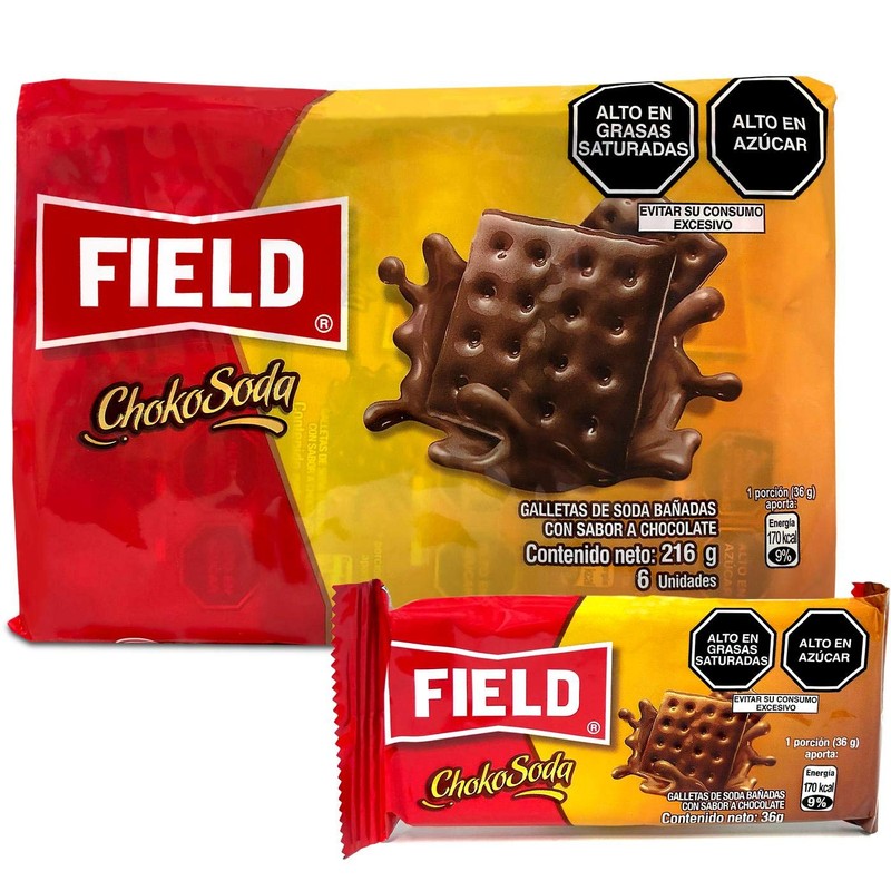 Field 2 Paquetes de Galletas Chokosoda | Peruvian cookies chocosoda