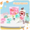 Lotvic Dog Pretend Play Toys, Dog Figures Playset, Dog House