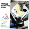 Hohopeti 12 pcs Prepared Microscope Slides for Educational Science Classroom
