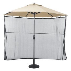 Classic Accessories Water-Resistant 68 Inch Universal Patio Umbrella Shade Screen, Patio Furniture Covers