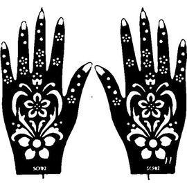 Ivana's Girl Tattoo Stencil Henna Multi Design Tatto for Girls | Women - (T-1041)