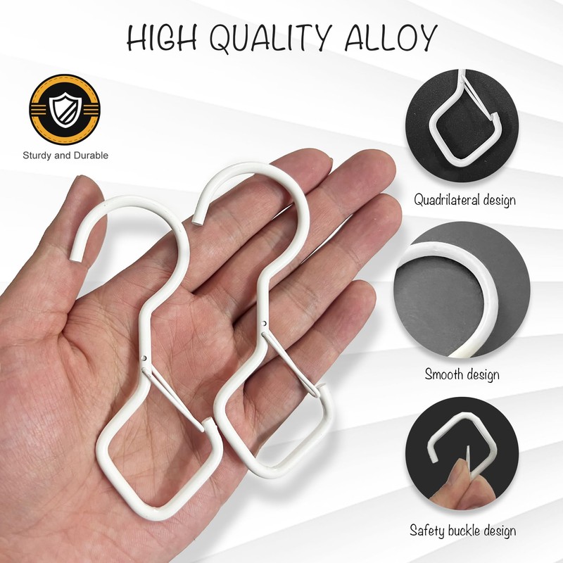 10 PCS S Shaped Hook, S Shaped Metal Hook, S