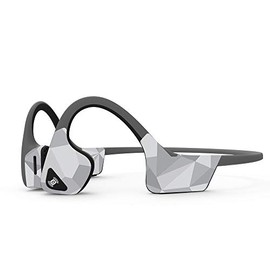 MightySkins Skin Compatible with Aftershokz Trekz Air Wireless - Gray Polygon | Protective, Durable, and Unique Vinyl Decal wrap Cover | Easy to Apply, Remove, and Change Styles | Made in The USA