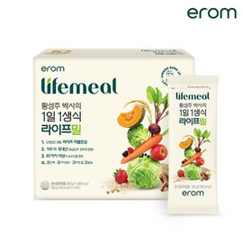 Irom 이롬 황성주 1일1생식 라이프밀 3박스(30g x 42포) Irom Hwang Seong-joo 1 Day 1 Fermented Food Life Meal 3 Boxes (30g x 42 Packs)