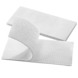 BRAVESHINE 100x200mm Damage Free Hanging Sticky Pads Super Holding Power,Large Sticky Pads, Large Picture Hanging Strips with Super Sticky Glue for Home, Office, Workshop Use (4 Pairs, White)