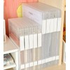 Natiform Desktop Storage Case, Document Storage Box, Visible Contents, Clear,