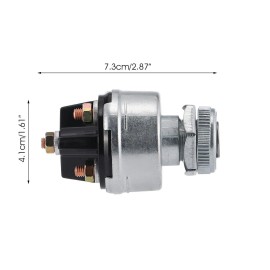 Gearzaar Universal Ignition Key Starter Switch with 2 Keys For Car Tractor Trailer NEW