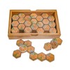LOGOPLAY Hexadomino - Hexamino - Hexagon Domino - Tile Game