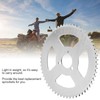 Alomejor T8F 58T White Steel Sprocket 3 Hole Crankset 29