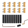10pcs 10 AWG Gauge Wire Connector Nut Kit, Brass Splicing