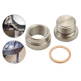 12MM KIT STEEL BUNG & STEEL PLUG + WASHER Transmission sump drain plug (weld in)