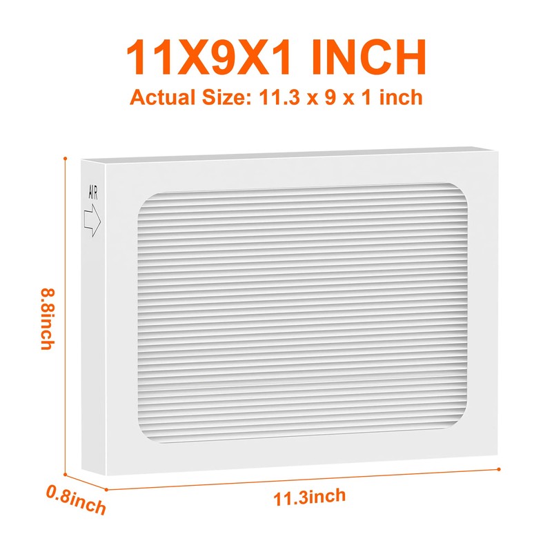 9 x 11 x 1 MERV 13 Replacement Dehumidifier Filter