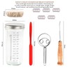 YYBD Sourdough Bread Starter Jar Kit Bread Making Kit Glass