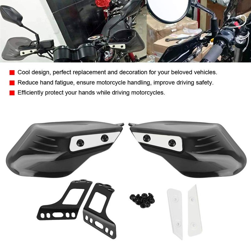 Knuckle Guard, Motorcycle Handlebar Protector, Dustproof, Rainproof, Protects Handles, Mounting
