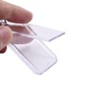 JUMISEE 2 PCS Clear Acrylic Kpop Photocard Holder with Keychain,