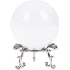 ChezMax Crystal Glass Sphere Ball with Stand Decorative Ball Crystal