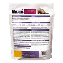 Mazuri | Nutritionally Complete Food for Ferrets| 5 Pound (5 lb.) Bag