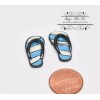 SMA 1:12 Dollhouse Miniature Slippers/Blue D95-A