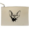 'Sphynx Cat Portrait' Canvas Clutch Bag/Accessory Case (CL00042915)