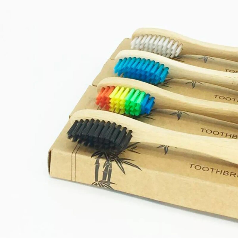 Veraly Cepillo Dental Ecológico Bambú Biodegradable 150 Pzs