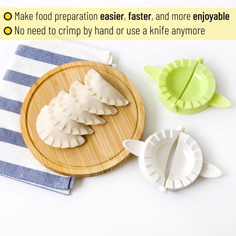 BTaT- Dough Press Set, 3 Pack, Empanada Press, Dough Press,