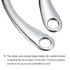 sourcing map Pack of 2 Semicircular Handbag Handle Frame, 4.8