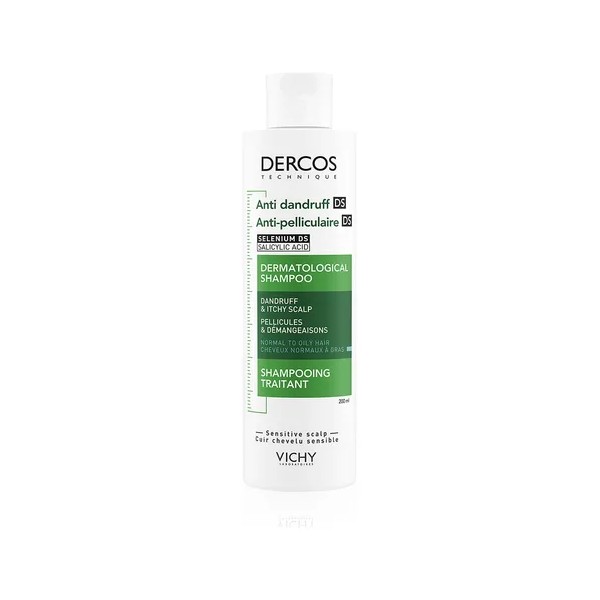 Vichy Shampoo Dercos Anticaspa 200 Ml Cabello Normal A Graso